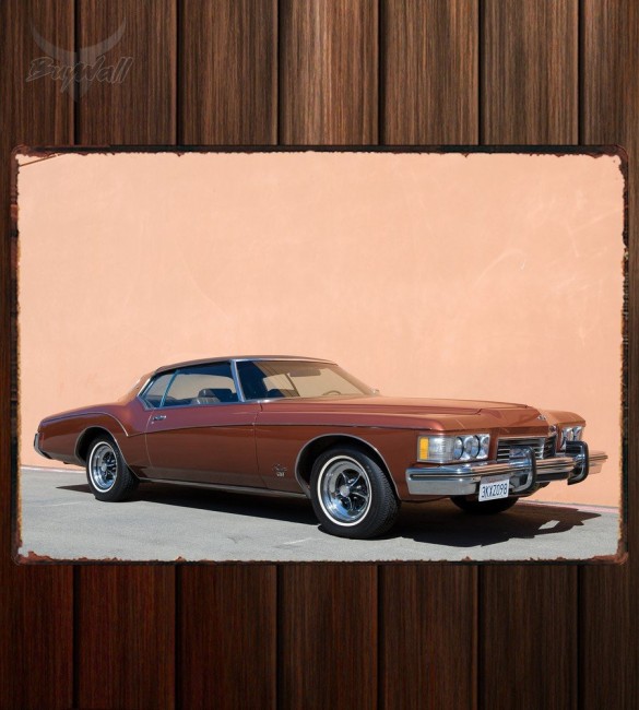 Металлическая табличка Buick Riviera GS Stage-I 455 Металлическая табличка Buick Riviera GS Stage-I 455